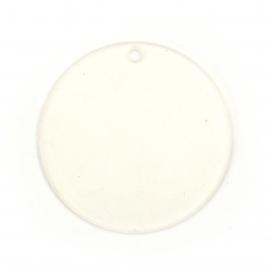 Cerc din plexiglas pentru decor 50x2,5 mm gaura 3 mm