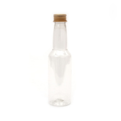 Μπουκάλι πλαστικό διάφανο 95 ml 144x36 mm