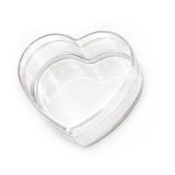 Stoc epuizat. Primeste notificare pe email cand produsul revine in stoc Cutie din plastic transparent inimă 85x77x39 mm