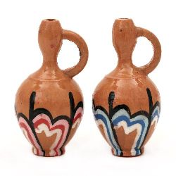 Hand Painted Wooden Traditional Miniature / Pitcher / 50x25 mm,   GDM