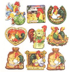 Not Available Online. You can also buy at EM ART stores and at 0884400631 Souvenir magnet 70 ~ 80x50 mm MDF Rooster Assorte