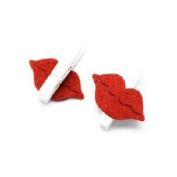 Wooden pinch for decoration 48 x 7 mm