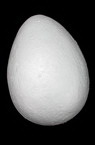 Яйце от стиропор за декорация 150x110 мм -1 брой
