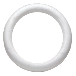 Cerc din polistiren rotund de 350 mm rotund pentru decorare -1 bucată