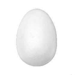 Яйце от стиропор за декорация 114x78 мм -1 брой