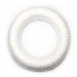 Styrofoam Ring 160 mm round for decoration -2 pieces