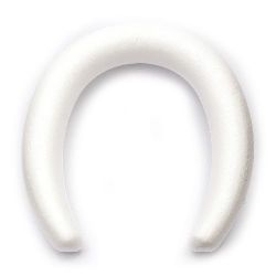 Horseshoe styrofoam 240 mm for decoration -1 pcs