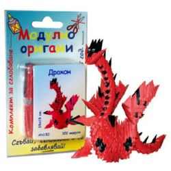 Modular Origami Set, Red Dragon