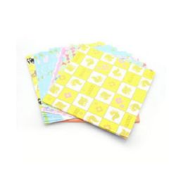 Colored paper for decoration - origami 15.3 x 15 cm - MIX