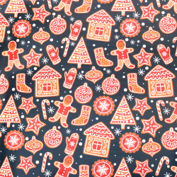  опаковъчна хартия 50x70 мм с Коледни мотиви