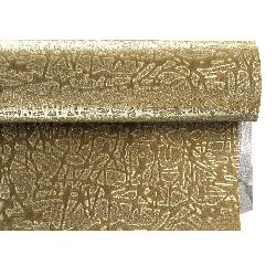 Craft Gift Wrapping Paper 700x500 mm silver / gold double face