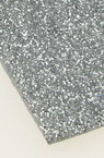 EVA Foam Glitter Silver, A4 Sheet 20x30cm 2mm