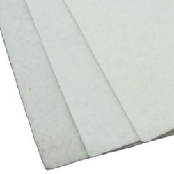 Φύλλο τσόχας Α4 1 mm 20x30 cm λευκό -1 τεμάχιο