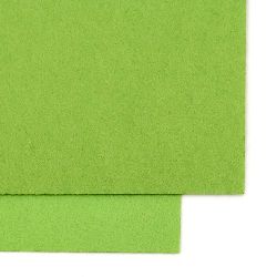 Felt Sheet 1 mm Thick, A4 Size (20x30 cm), Green Color, 2 Shades - 1 Sheet