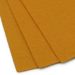 Felt Sheet, DIY Crafts 1 mm A4 20x30 cm color orange dark -1 pc