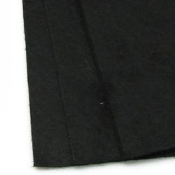 Φύλλο τσόχας Α4 1 mm 20x30 cm μαύρο -1 τεμάχιο