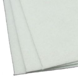 Φύλλο τσόχας 3 mm A4 20x30 cm λευκό -1 τεμάχιο