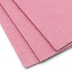 Felt Fabric Sheet, DIY Craftwork Scrapbooking 3 mm A4 20x30 cm color pink -1 pc