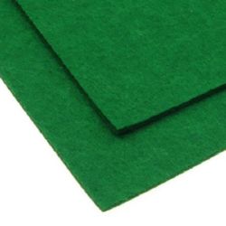 Φύλλο τσόχας 3 mm A4 20x30 cm πράσινο -1 τεμάχιο