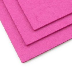 Felt Fabric Sheet, DIY Craftwork Scrapbooking 3 mm A4 20x30 cm color cyclamen -1 pc