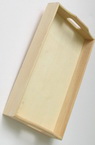 Δίσκος σερβιρίσματος ξύλινος 320x198x40 mm