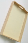 Δίσκος σερβιρίσματος ξύλινος 380x260x40 mm