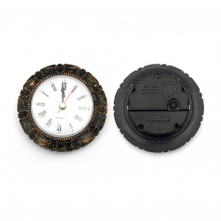 Часовников механизъм 65x16 мм захранване ААА1.5 V (батерия) цвят античен бронз