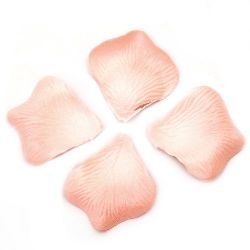 Paper Leaves for Decoration Peach Color with light -144 pieces