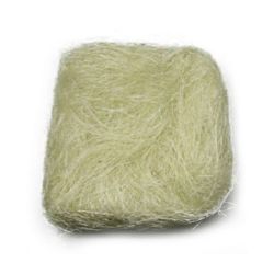 Artificial white coconut grass - 50 grams