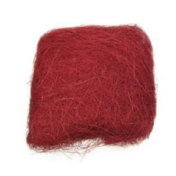 Red fake coconut grass - 50 grams