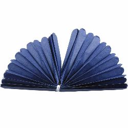 Tissue Paper Pom Pom for Decoration Blue 400x33mm