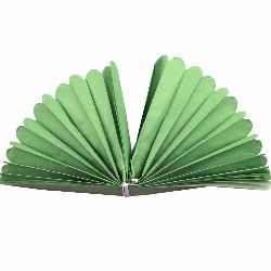 Stoc epuizat. Primeste notificare pe email cand produsul revine in stoc Hârtie pompon pentru decorare 400x33 mm hârtie tissue culoare verde
