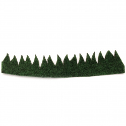 Grass for decoration 200x35 mm green - 2 pieces