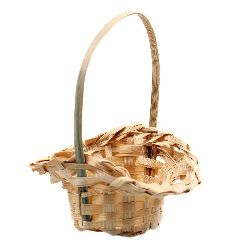 Wooden Basket 40x80x100 mm  white