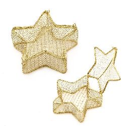 Metal star for decoration 85 x 85 mm