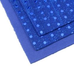EVA Foam Blue Glossy Points, A4 Sheet 20x30cm 2mm DIY Scrapbooking & Decoration