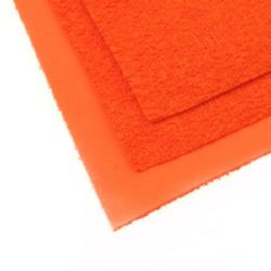 Material EVA / cauciuc microporos / 2 mm A4 20x30 cm imitație  iarbă  culoare portocaliu