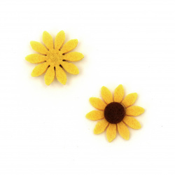 Pâslă de floarea-soarelui 19 mm -10 bucăți