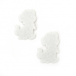 Felt Circles 30x1 mm, MIX Colors - 10 Pieces