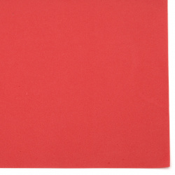 EVA Foam Red, One Sheet 50x50cm 0.8~0.9mm DIY Craft, Decoration 