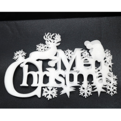 Antistatic Polyethylene Foam Inscription - Merry Christmas /  500x320 mm - 2 pieces