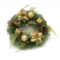 Christmas Door Wreath, 30 cm