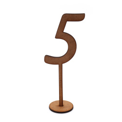 MDF Table Numbers No 5 155 mm