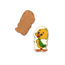 Duck made of MDF, 50x30 mm - 2 pieces