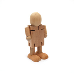 Wooden Man 110x35x95 mm puzzle