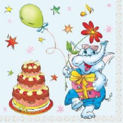 Napkin for Decoupage Decoration, 3-ply, 33x33 cm, 1 piece