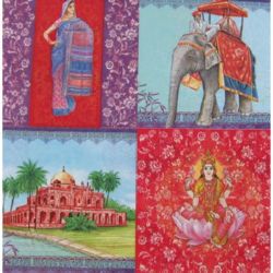 Салфетка 33x33 см трипластова -1 брой