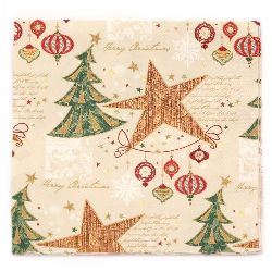 Napkin for Decoration Decoupage 3-ply , 33x33cm, 1 piece