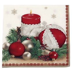 Not Available Online. You can also buy at EM ART stores and at 0884400631 Napkin for Decoration Decoupage Christmas 3-ply , 33x33cm, 1 piece