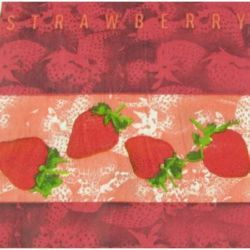Napkin for Decoration Decoupage Strawberries 2-ply, 33x33cm, 1 piece